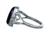 Onyx And Silver Navajo Native American Ring Size 6-3/4 AX125263